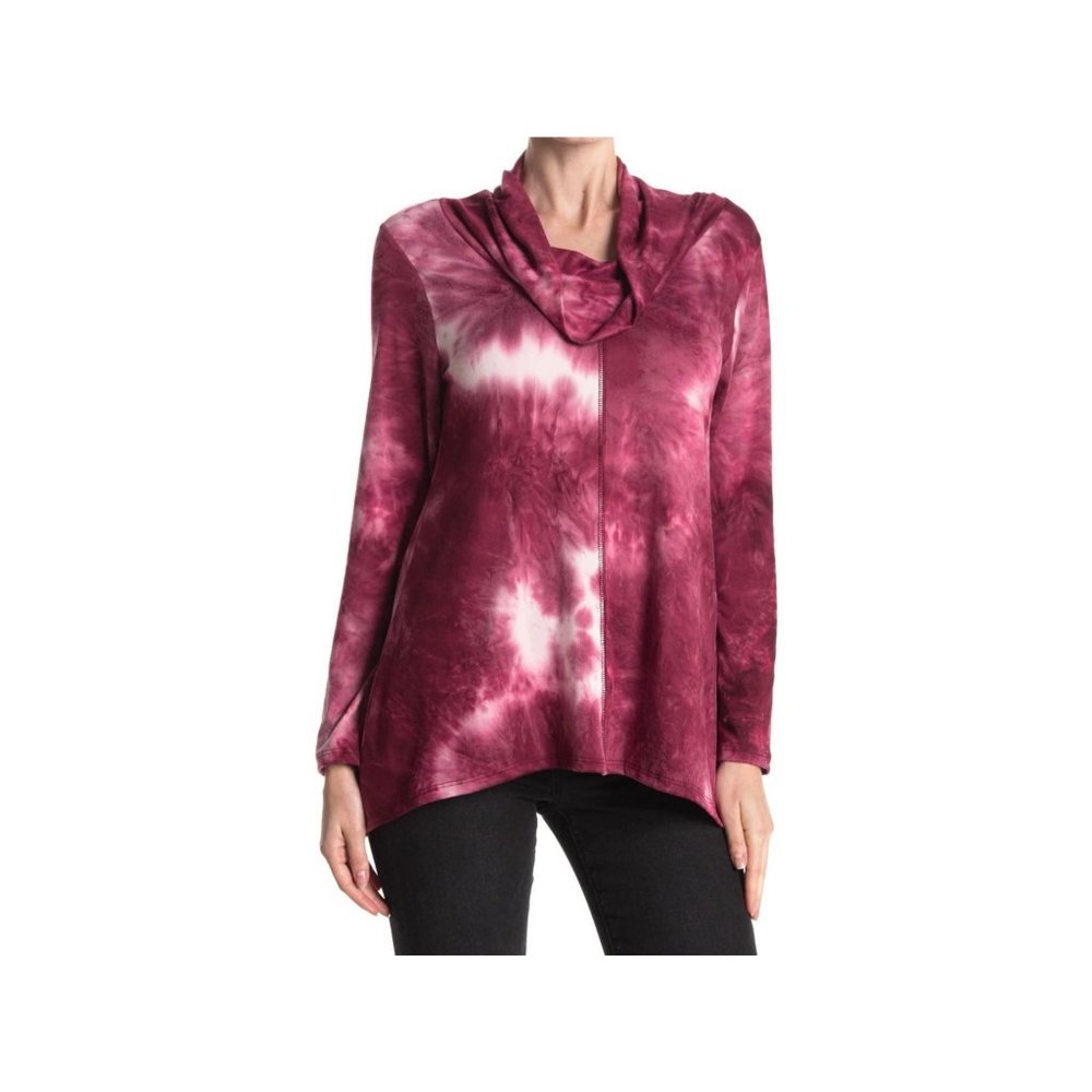 Forgotten Grace Tie Dye Cowl Neck Sweater